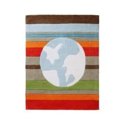 Tapis Raye Chambre Enfant Theme Home Trotter VERTBAUDET : Comparateur, Avis, Prix