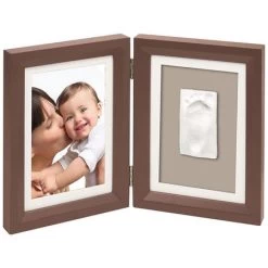 Cadre Photo Et Empreinte 2 Volets BABY ART : Comparateur, Avis, Prix