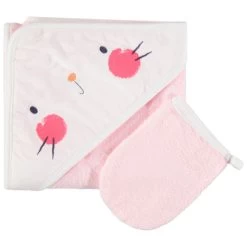 Cape De Bain Et Gant De Toilette Happy Days PREMAMAN : Comparateur, Avis, Prix