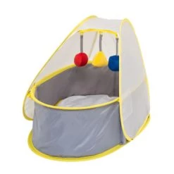 Berceau Pop Up Dodo Nomade Gris Et Jaune OXYBUL : Comparateur, Avis, Prix