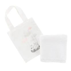 Plaid Et Sac En Coton Biologique Imagine CARRE BLANC : Comparateur, Avis, Prix