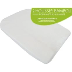 Housse Matelas à Langer Bambou KADOLIS : Comparateur, Avis, Prix