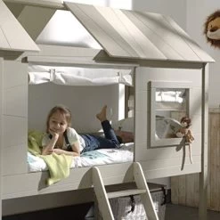 Kit 4 Stores Déroulants Pour Lit Cabane Surélevé ALFRED & COMPAGNIE : Comparateur, Avis, Prix