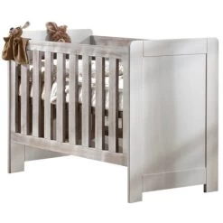 Lit Bébé Bois Massif Lali Lin Brun 60 X 120 Cm Simply Malys Duocolor MULTICOLORE La Cabane De Calys LA CABANE DE CALYS : Comparateur, Avis, Prix