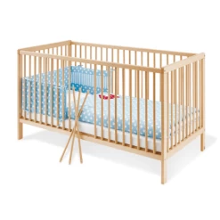 Lit Bébé Hanna Naturel 60 X 120 PINOLINO : Comparateur, Avis, Prix