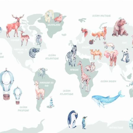 Papier Peint Nº128 - Carte Du Monde WELLPAPERS : Comparateur, Avis, Prix 5 Papier Peint Nº128 - Carte Du Monde WELLPAPERS : Comparateur, Avis, Prix – Image 3